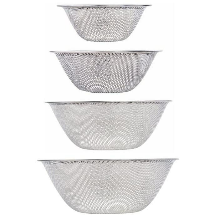 ザル ステンレス セット 316076 日本製 4点セット パンチングストレーナー 16cm 19cm 23cm 27cm ギ