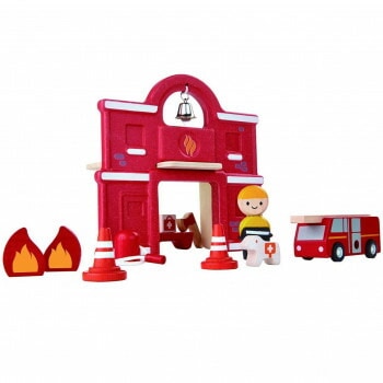 正規輸入品 プラントイ 木製玩具 ファイヤーステーション 6619
