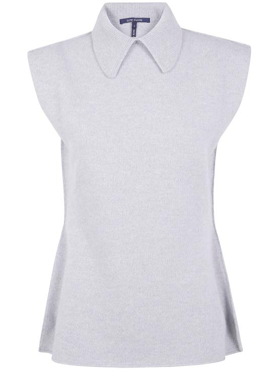 SOFIE DHOORE Women Vests MAY YCOM LIGHT GREY