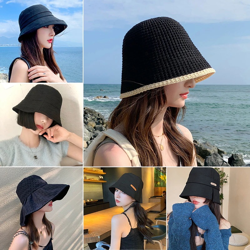 発送5日以内帽子 レディース バケットハット 小顔効果 韓国ファッション UVカット キャップ バケハ 日焼け対策 防止紫外線 大きいサイズ サンバイザー キャスケット ベレー帽 麦わら帽子