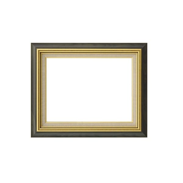 日本製 油絵額縁 フレーム F10号 グリーン 壁掛けひも アクリル 8116 油額 油絵額 額 額縁