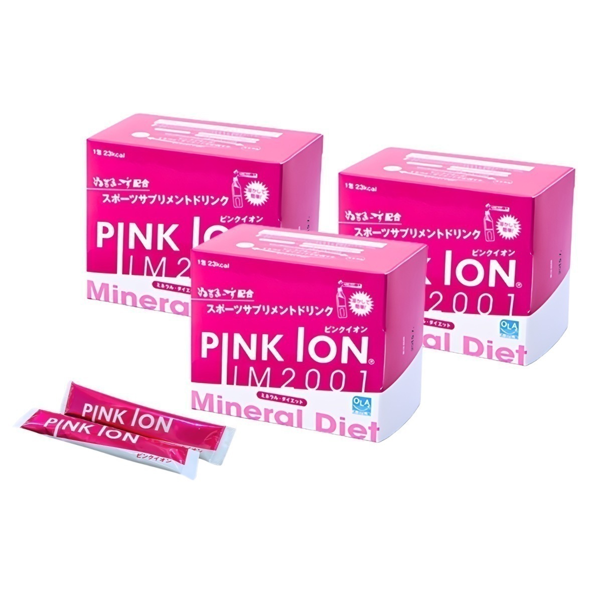 メガ割 ピンクイオン 3箱 スティックタイプ PINKION 30包 スポーツドリンク クエン酸 電解質 疲労回復 水分補給 熱中症対策