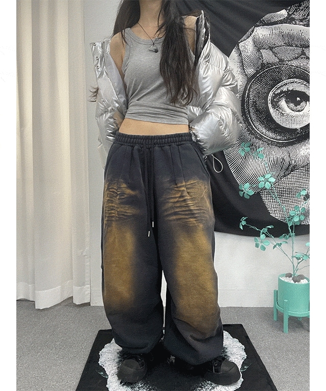 Heavy washing sweatpants (3color)その他 パンツ