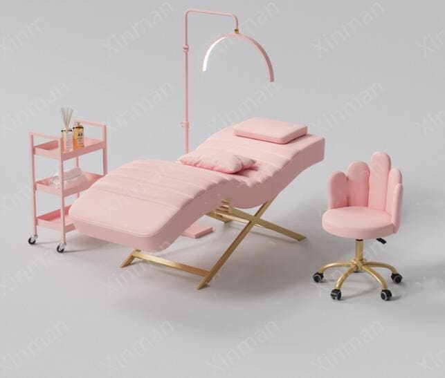 新型S型美まつげベッド美容ベッド人間工学レジャーリクライニングチェアSpaマッサージベッド 美容ベッド　美容院会所ホテル