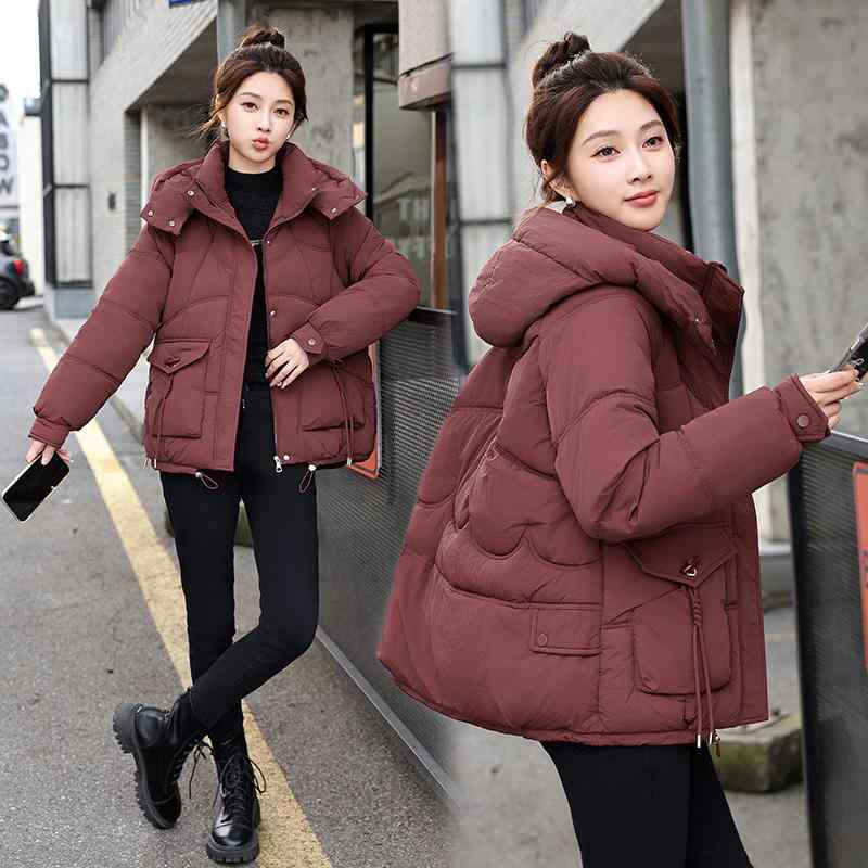 秋服 レディース ファッション オシャレ カワイイ シンプル 大人カワイイ 大きいサイズ コットンコート 冬 カジュアル スタイル 韓国ファッション コート コットン ジャケット