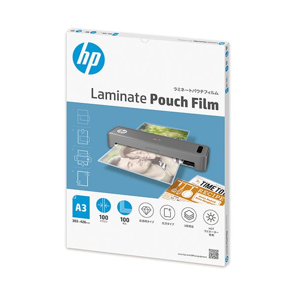 (まとめ)HP パウチフィルム A3 100μPA3100A 1パック(100枚)(×5セット)