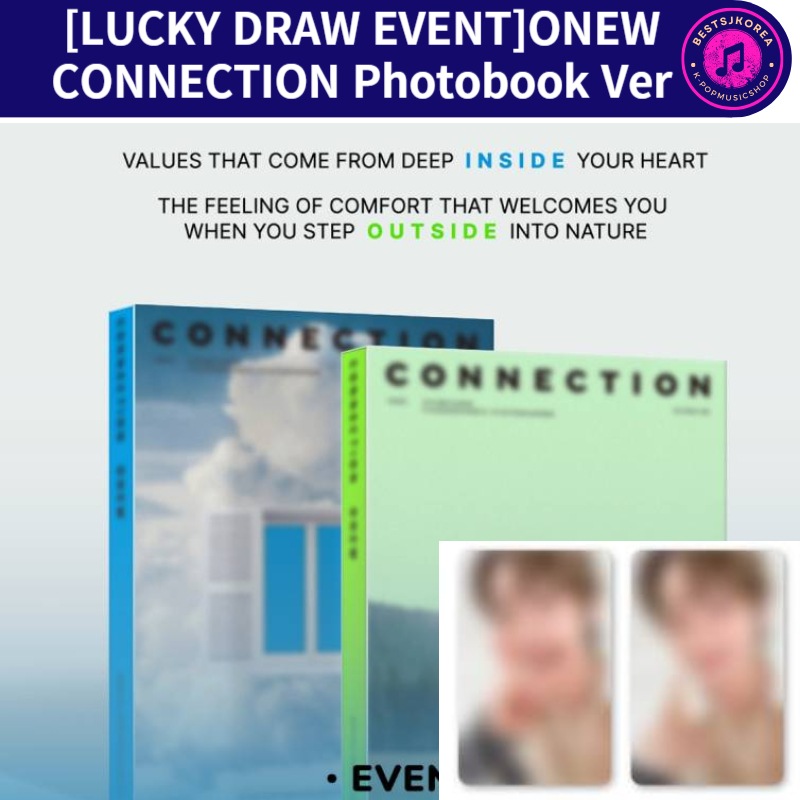 [LUCKY DRAW EVENT]ONEWミニアルバム4集CONNECTION(Photobook Ver 2点セット