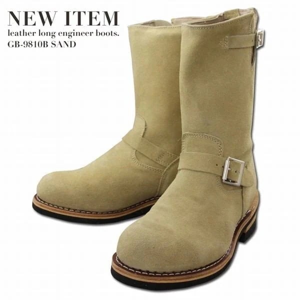 エンジニアブーツ ブーツ メンズシューズ 紳士靴 メンズファッション 靴 G B 本革 スエード素材 14,578円