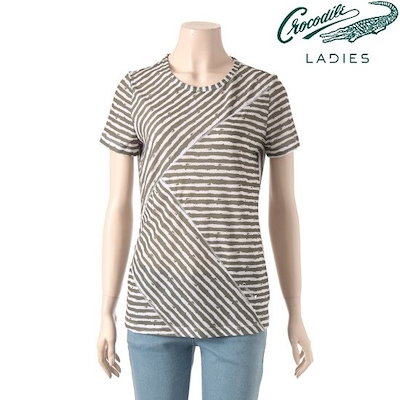 のクロコダイル・レディー・ストライプ冷蔵庫ティーシャツCL7MTS205 ストライプティーシャツ / T-shirt / 韓国ファッション のクロコダイル・レディー・ストライプ冷蔵庫ティーシャツCL7MTS205 ストライプティーシャツ / T-shirt / 韓国ファッション