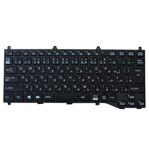ノートパソコンのキーボード互換 Fujitsu LifeBook U7310 U7311 U7312 7U13A1 7U13A2 日本語 JP JA バックライトなし 黒フレーム