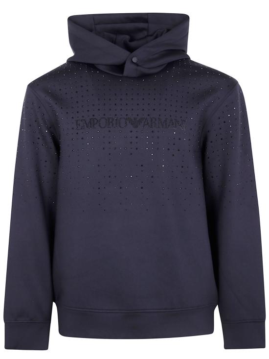 EMPORIO ARMANI Men Hoodies EM003673 AF19556 UC001 BLACK BEAUTY