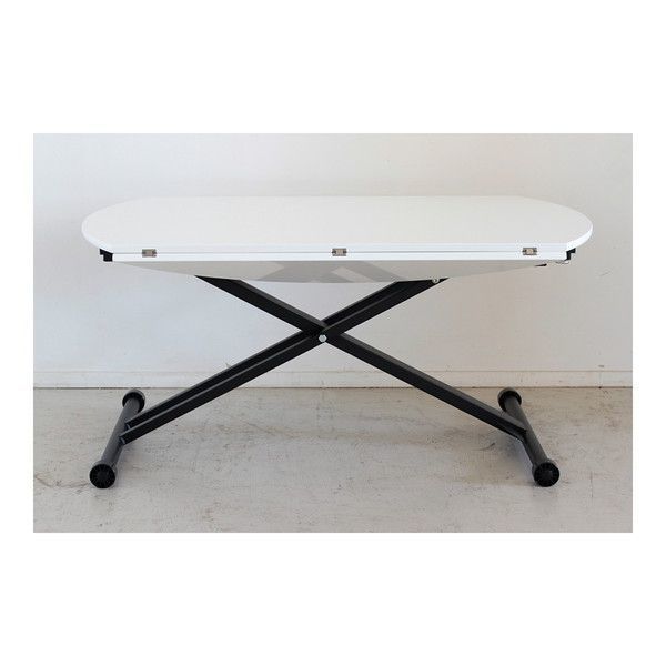 東馬 アイル 昇降テーブル WH ホワイト メーカー直送