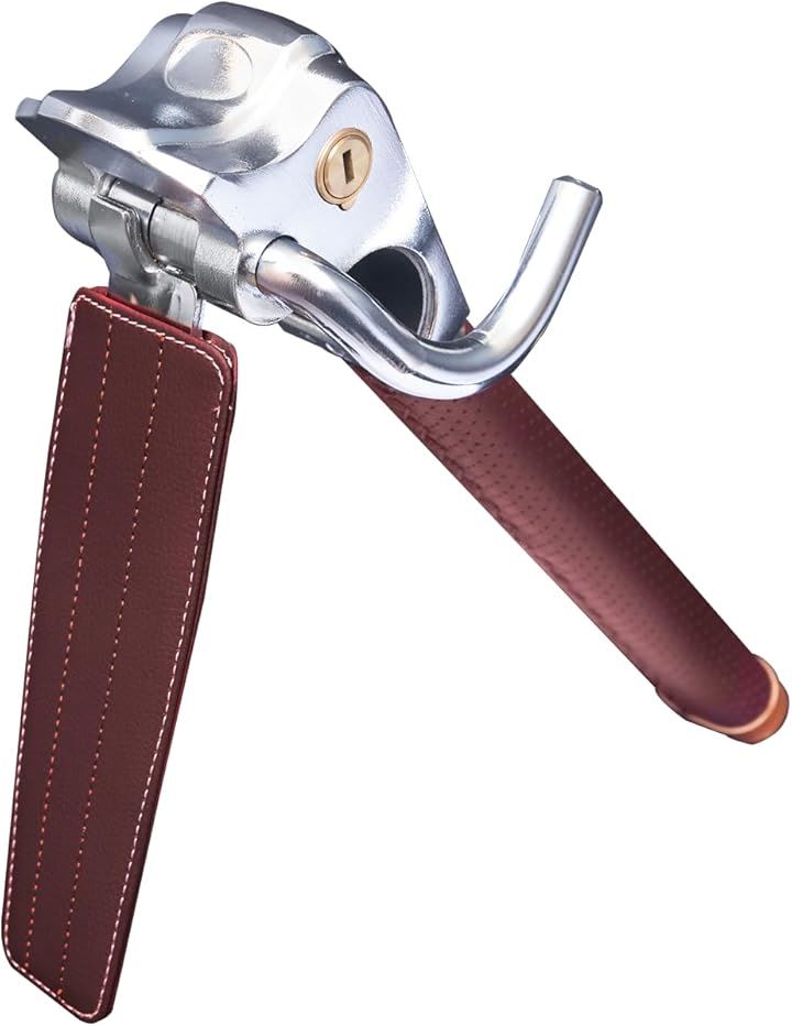 ハンドルロック ステアリングロック 盗難防止 車 リレーアタック対策 日本語取扱説明書 TN-01A(レッド)