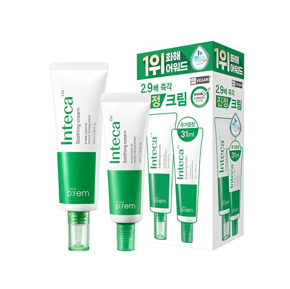 【水分鎮静】 インテカスージングクリーム 50ml（+クリーム31ml付き）