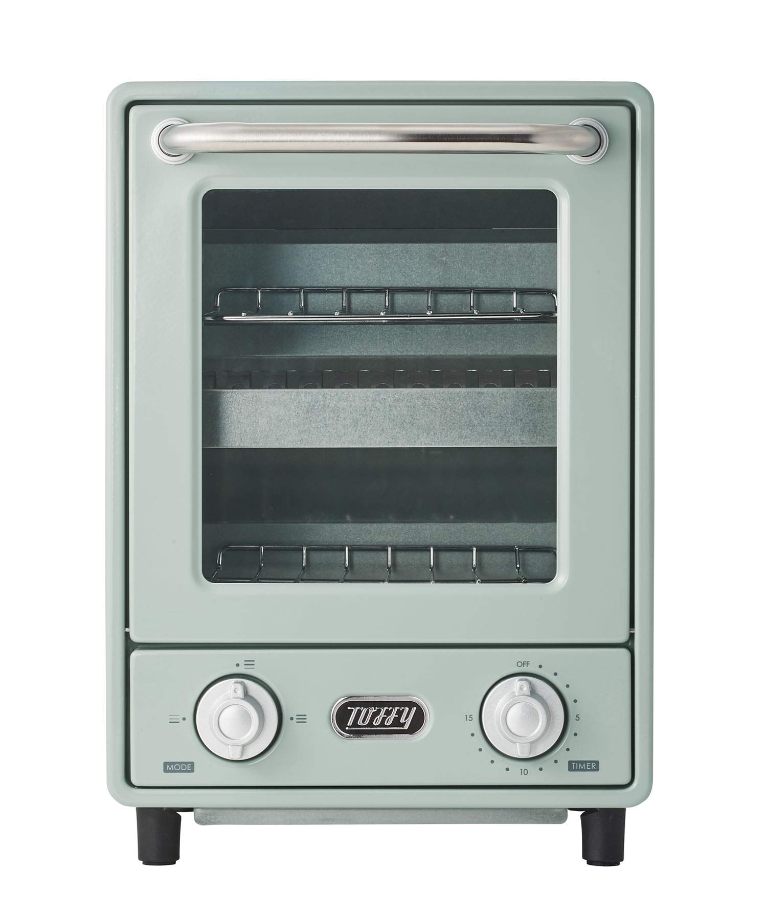 【Toffy/トフィー】 カウンタートップ オーブントースター K-TS4（ペールアクア） 縦型トースター 2段トースター 新型 スリム レトロ K-TS4-PA