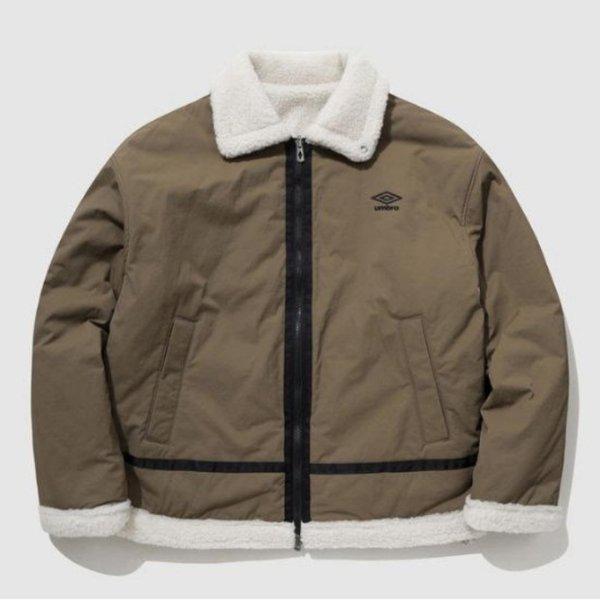 ジャケット JQS UP421CPJN2-MBR リバーシブル フリース ウーブン スポーティ ムスタン ジャケット M BROWN