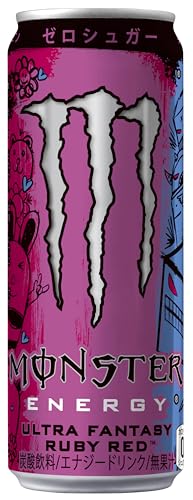 アサヒ飲料 モンスター ウルトラファンタジールビーレッド 355ml×24本[エナジードリンク][0カロリー]