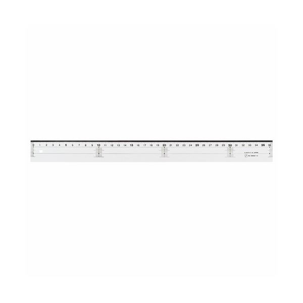 (まとめ) ライオン事務器 アクリル直線定規36cm A-12 1本 (×30セット)