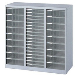 ナカバヤシNakabayashi アバンテV2フロアケースA4浅18段×1深9段×2 AF-C36ニューグレ