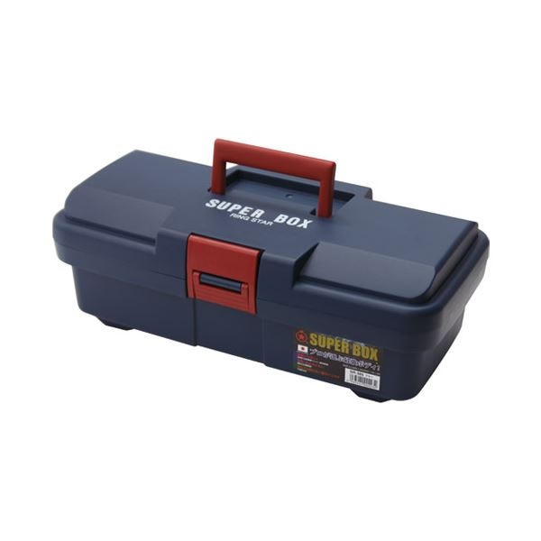 (まとめ）リングスター スーパーボックス SR-385 ブルー(×5セット)