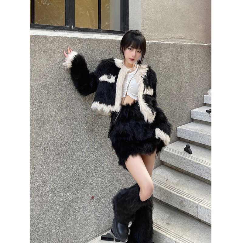 2025秋冬韓 セット服 レディース クリスマス かわいい長袖 ファッション セットアップ 上下セット 3点セット