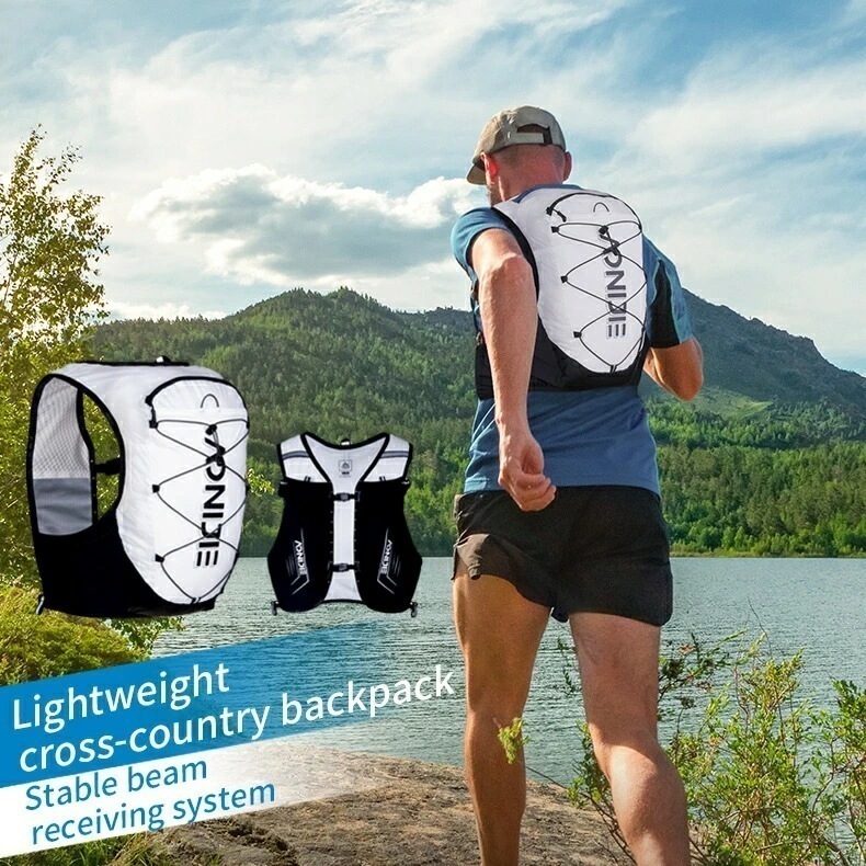 【大好評！最安値挑戦!】トレイルラン トレラン ザック バック 5L 2色超軽量 4サイズ スタイリッシュ ハイドレーション ベストパック バックパック マラソン ランニング ジョギング 9108