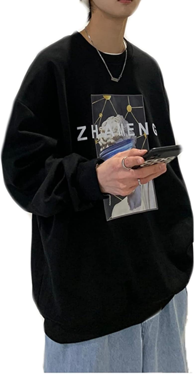 春秋 メンズ レディース 長袖シャツ パーカー ペアルック 大きいサイズ プルオーバー オーバーサイズ 流行し 通気性 伸縮性 クルーネック 体型パカー トレーナー ソフト 丈長め カジュアル ハンサ