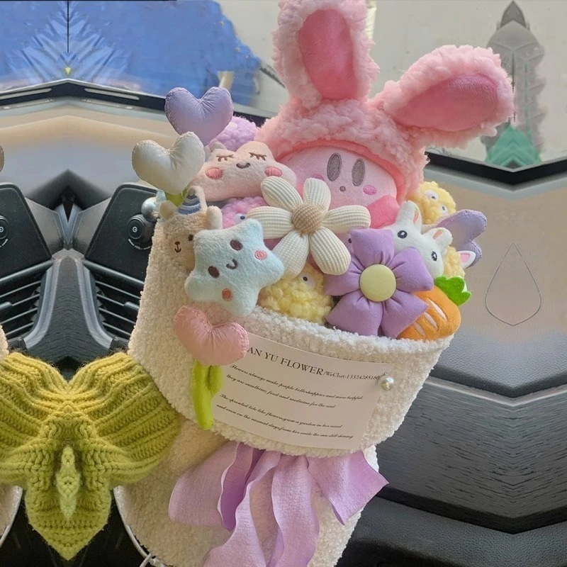 おもちゃ人形人形スターカービィ花束ぬいぐるみ漫画ギフトガールフレンドの誕生日告白30%までに制限