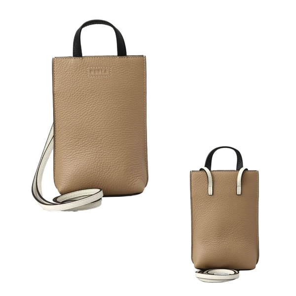 ショルダーバッグ WE00569 CAMELIA VERTICAL CROSSBODY ベージュ GREIGE NERO MARSHMALLOW 2691S