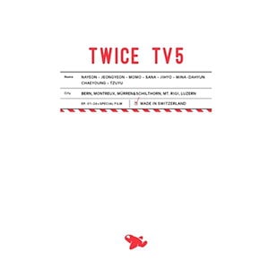 韓国購入品　TWICE IN SWITZERLAND twice TV5