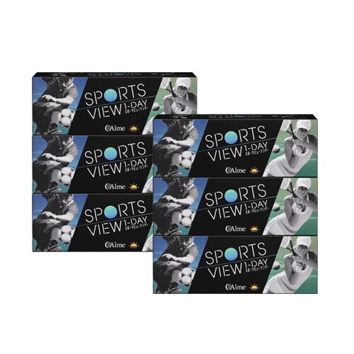メガ割対象 スポーツビューワンデー(30枚入)6箱/宅配便またはレターパックプラス/1日使い捨て コンタクト/sale10