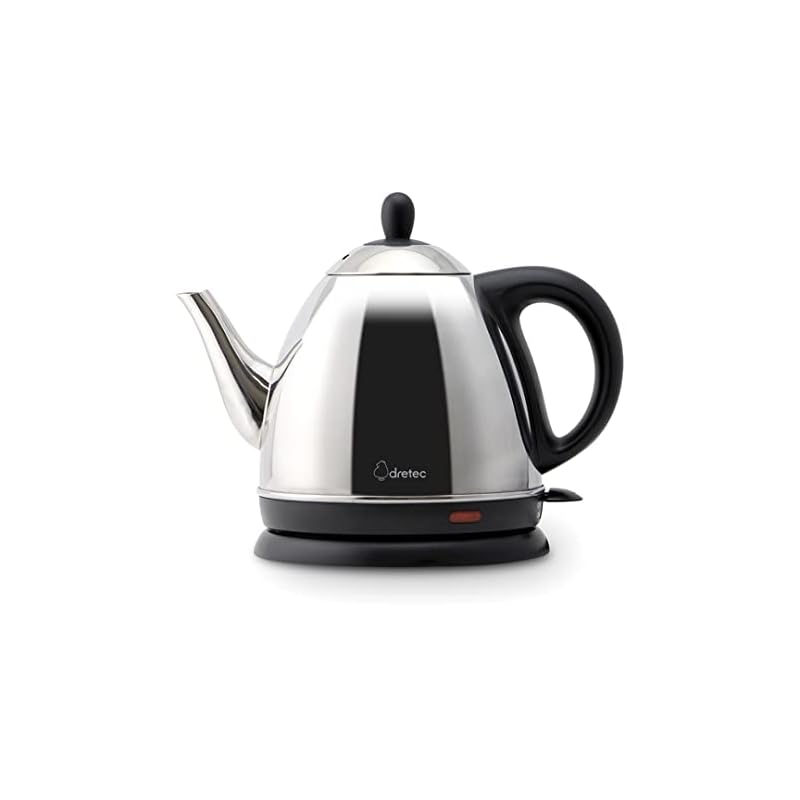 ドリテック ステンレスケトル「ケララ」0.8L シルバー PO-157SV