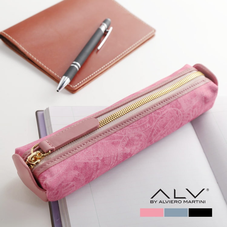 [ALV]コットンデニムペンケースイタリア製