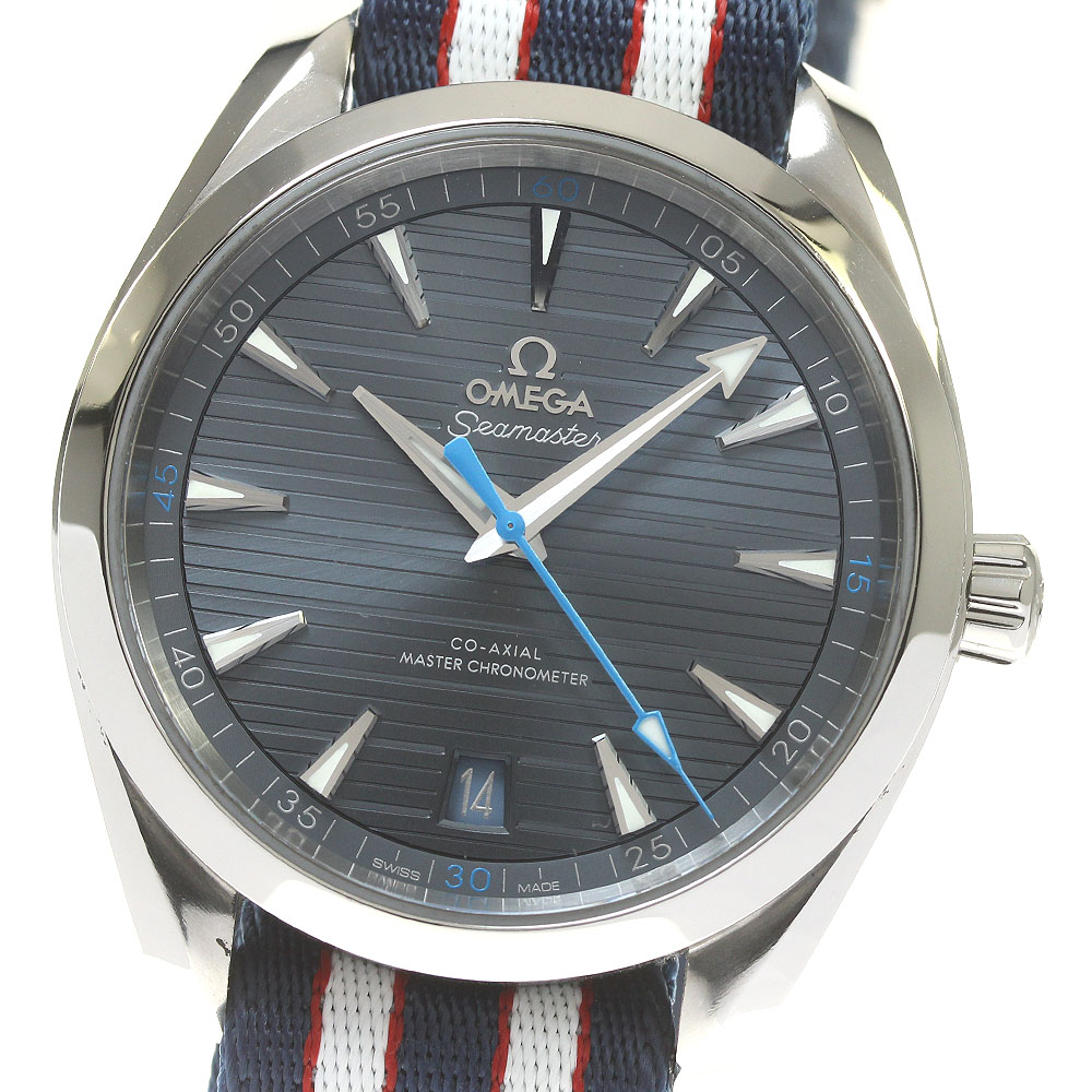 オメガ OMEGA 220.12.41.21.03.002 シーマスター アクアテラ コーアクシャル 自動巻き メンズ 良品 箱・保証書付き_827525【中古】