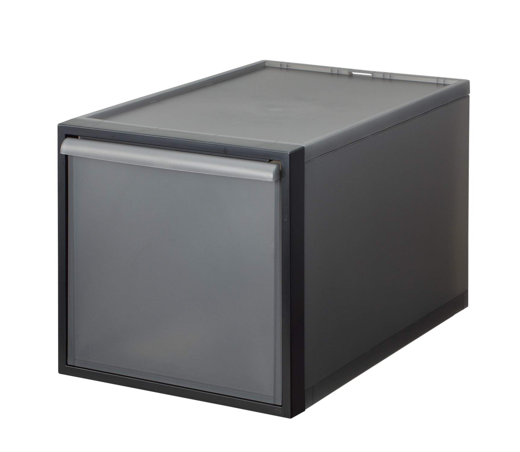 ライクイット (like-it) 収納ボックス クローゼットシステム 引き出し L 約幅32x奥52x高31.8cm ブラック CS-D3 奥行き52cm 衣装ケース 衣類収納 届いてすぐに使える