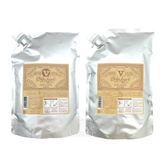 ExV シャンプー 750ml & トリートメント750g セット レフィル