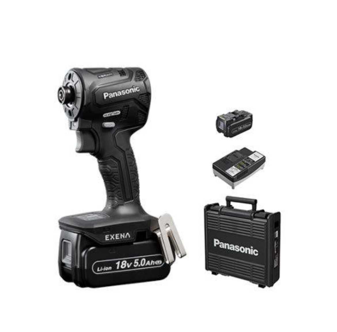 充電インパクトドライバー(黒)18V 5.0Ah EZ1PD1J18D-B