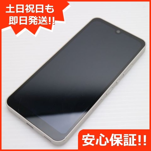 美品 AQUOS wish A104SH アイボリー スマホ 白ロム 中古 土日祝発送OK 115