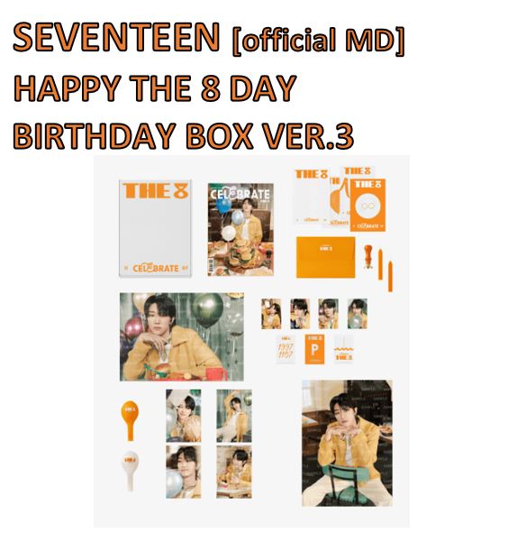 【SEVENTEEN】 - HAPPY THE 8 DAY BIRTHDAY BOX VER.3