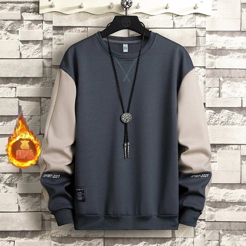 切替トレーナー裏起毛トレーナートップス秋物トレーナークルーネック102030メンズ秋