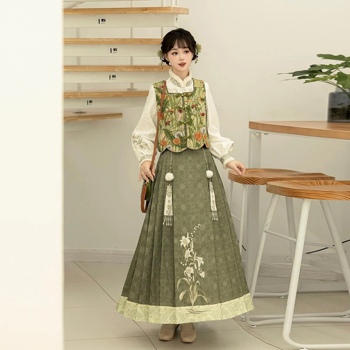 【フルセット】オズ魔法使い新しい韓国cos元素馬甲シャツは馬スカートを改良します