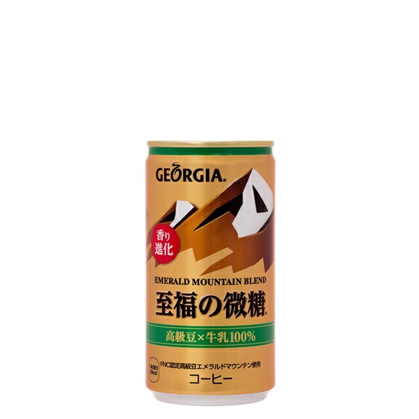 ジョージア エメラルドマウンテンブレンド 至福の微糖 缶 185g コーヒー 4ケース 30本 合計