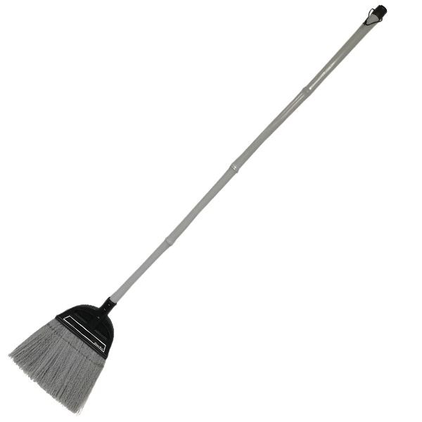 （まとめ）庭ほうき化繊 長柄 [40個セット]