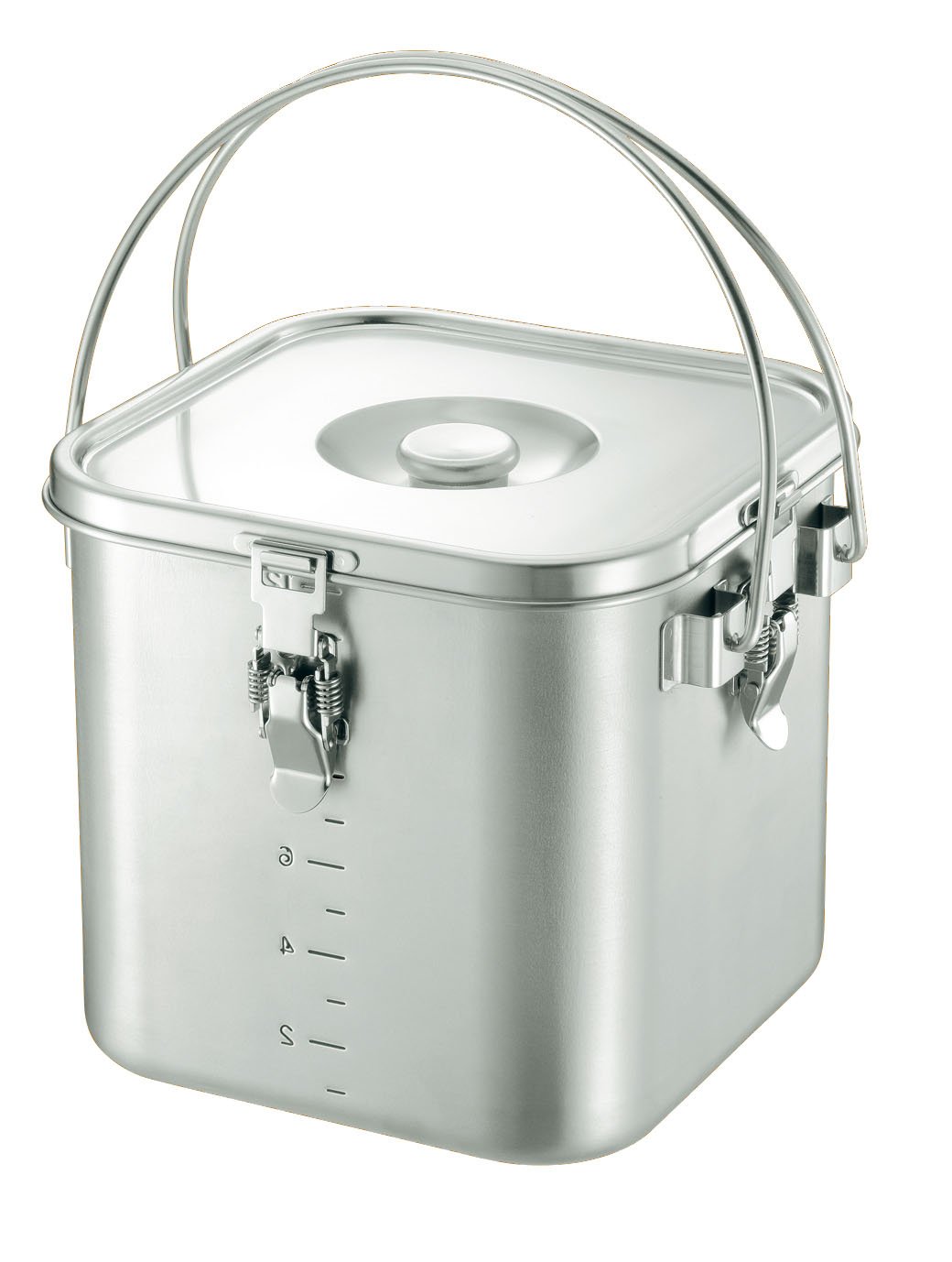 仔犬印 K IH対応 19-0 角型給食缶(目盛付)18cm 14,212円