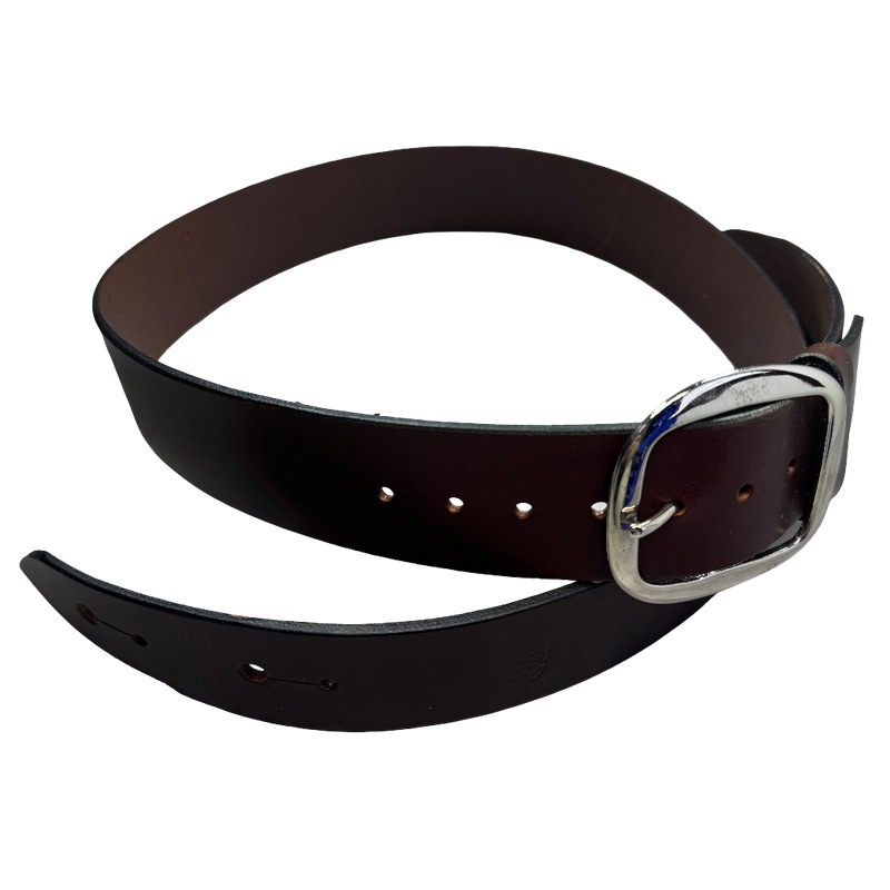 英国手工製ギターストラップ Basic Electric Brown Silver Noel Gallagher初期モデル