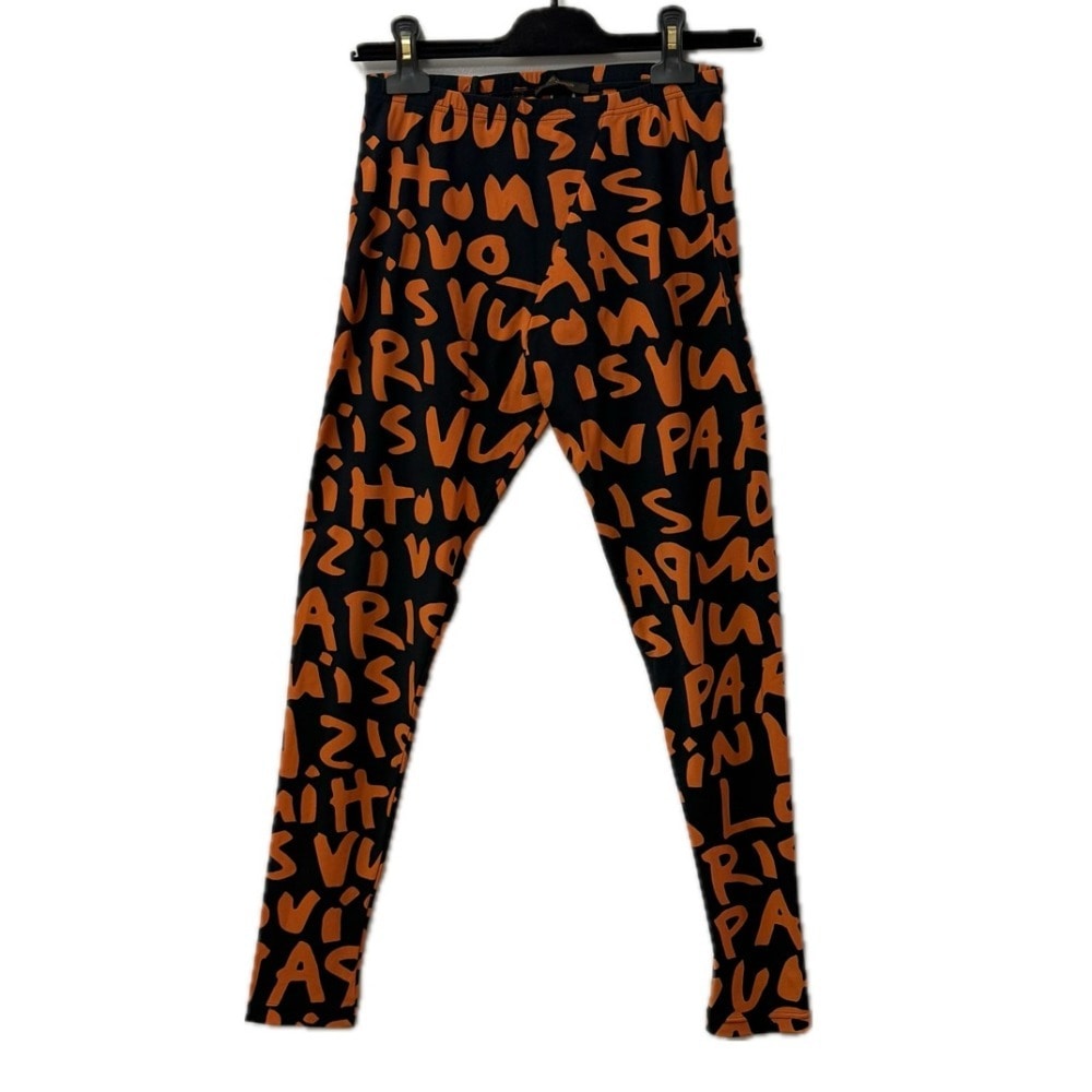 パンツ モノグラムグラフィティ ボトムス パンツ 総柄 ナイロン オレンジ