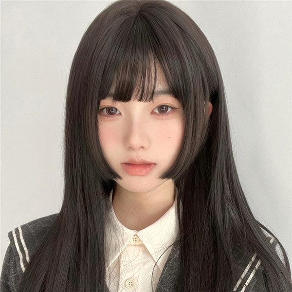 ウィッグ ロング セミロング ストレート ミディアム レディース かつら フルウィッグ ボブ 女装 wig4 ぱっつん前髪 ネット付き コスチューム コスプレ 耐熱