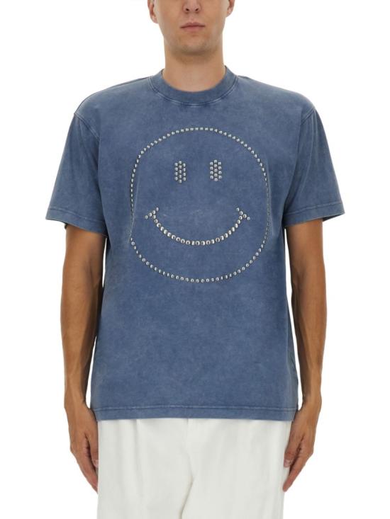 MOSCHINO Men T-Shirts 07035244 1290 Blue