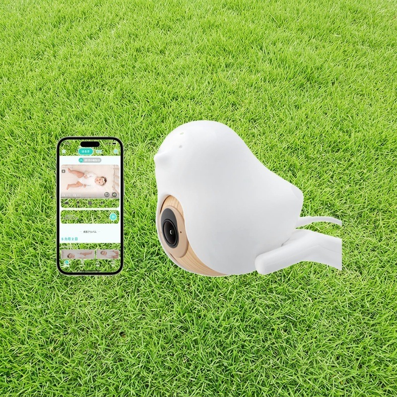 CuboAi スマートベビーモニター（第3世代）【2025新モデル】赤ちゃん 見守りカメラ フロアスタンド付き, 2.5K QHDナイトビジョンWiFiカメラ, 双方向音声通信, 温度＆湿度センサー,
