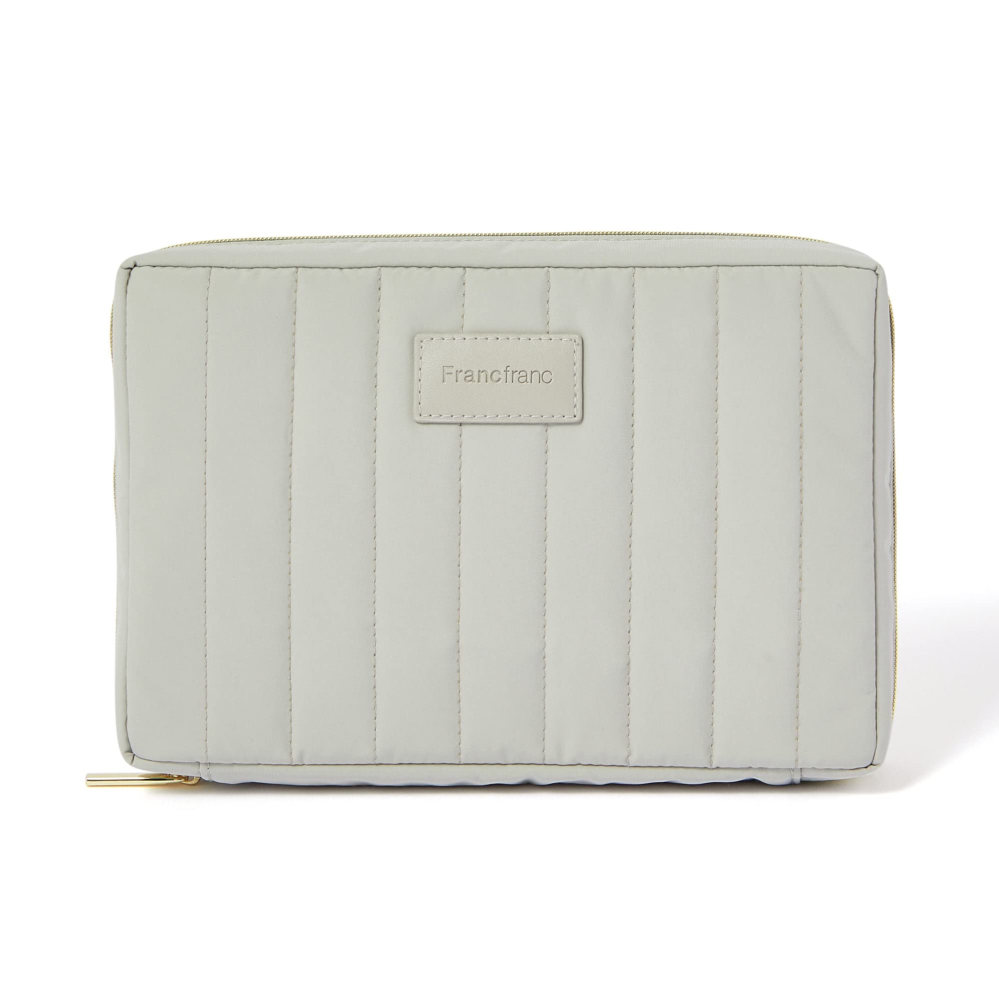 Francfranc フランフラン キルティング ハンギング ポーチ L グレー